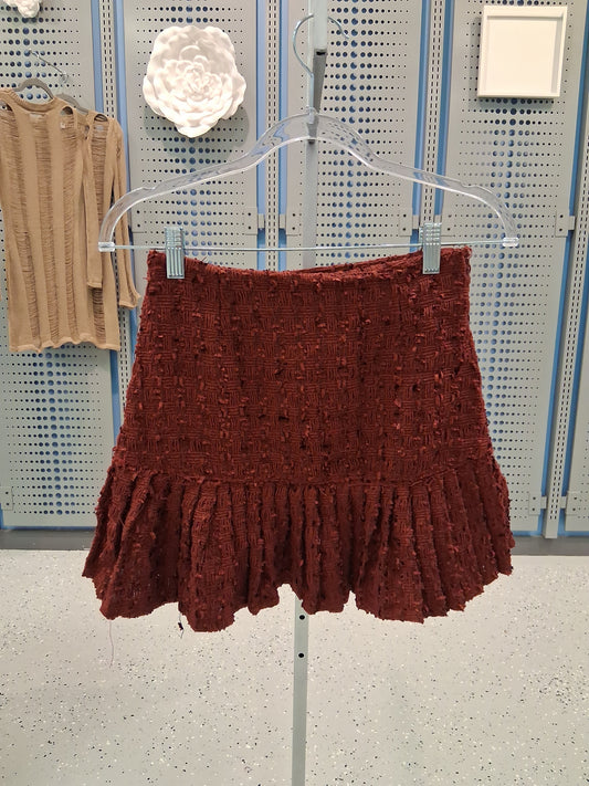 Ruffled Maroon Cuteness