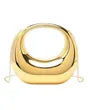 Mirror Crescent Moon Evening Bag